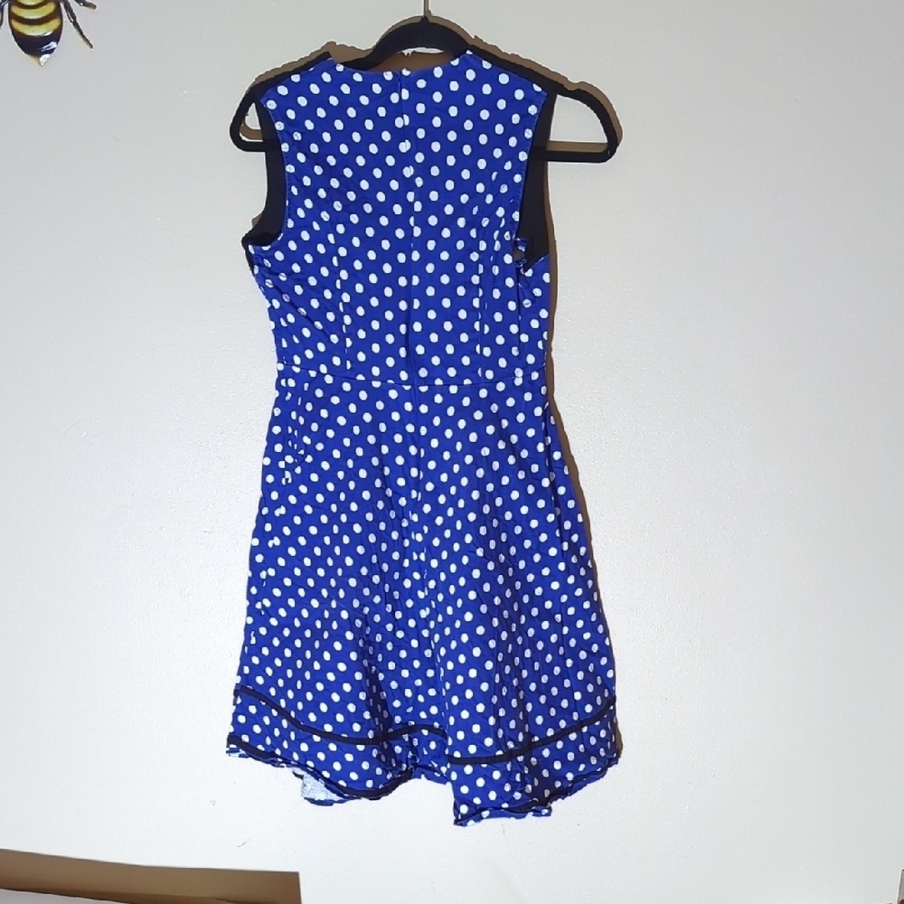 Blue Polka Dot Dress - Picture 4 of 7